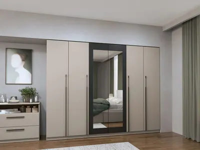 Dulap Dormitor Sand 6U - 246x48x192