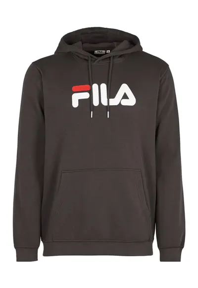 Hanorac unisex cu logo supradimensionat Barumini - Gri inchis