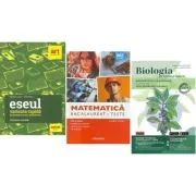 Pachet Bacalaureat 2026. Eseul. Varianta rapida de pregatire, Matematica M2 Tehnologic si Biologia pe intelesul tuturor Clasele 9-10