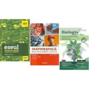 Pachet Bacalaureat 2026. Eseul. Varianta rapida de pregatire, Matematica M2 Tehnologic si Biologia pe intelesul tuturor Clasele 9-10