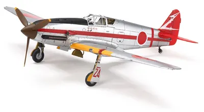 Model asamblabil Tamiya Militar: Avioane - Vânător japonez Ki-61-Id Hien