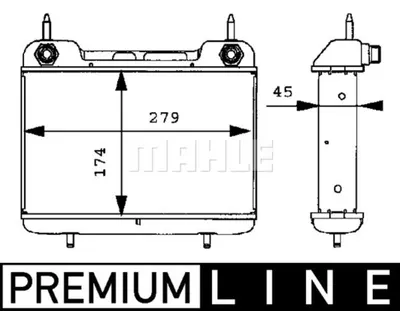 Termoflot radiator ulei MERCEDES CABRIOLET (A124), COUPE (C124), E T-MODEL (S124), E (W124), KOMBI T-MODEL (S124), SEDAN (W124) 3.0 3.0D intre 1986-1996