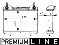 Termoflot radiator ulei MERCEDES CABRIOLET (A124), COUPE (C124), E T-MODEL (S124), E (W124), KOMBI T-MODEL (S124), SEDAN (W124) 3.0 3.0D intre 1986-1996