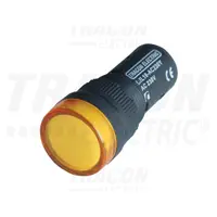 Lampa de semnalizare cu LED, galbena LJL16-YC 24V AC/DC, d=16mm