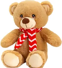 Jucărie de plus Keel Toys Keeleco - Urs cu fular, 20 cm