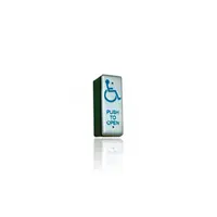 Buton cerere iesire Assa Abloy PB300, aluminiu