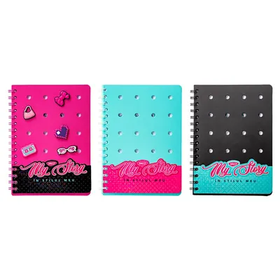 Carnet cu spira, 15.2x21.4cm, 80file, Daco
