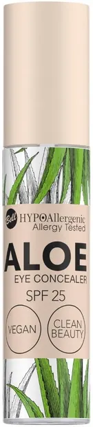 Bell HYPOAllergenic Corector lichid pentru ochi cu aloe vera, SPF25, 001 Light, 4.8 g