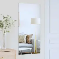 vidaXL Ogledna de perete Dreptunghiular 50 x 100 cm sticlă securizată