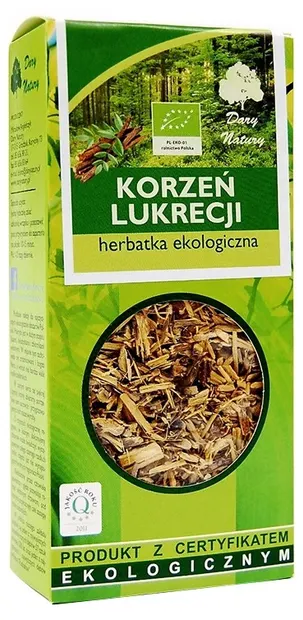 Rădăcină de lemn dulce bio, 50 g, Dary Natury