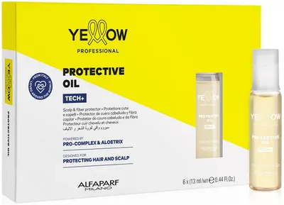 Alfaparf Yellow Tech+ Ulei protector la vopsire, 6 x 13 ml