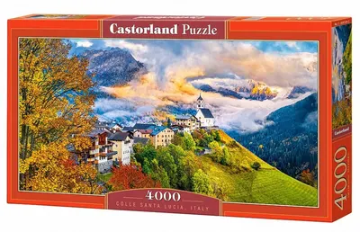Puzzle panoramic Castorland din 4000 de piese - Colle Santa Lucia in Italia
