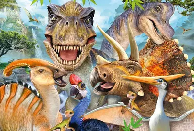 Puzzle 150 de piese - Lumea dinozaurilor