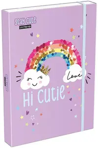 Cutie cu bandă elastică Lizzy Card Lollipop Stay Cute - A4