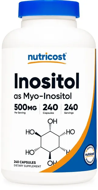 Inositol, 500 mg, 240 capsule, Nutricost