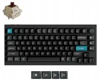 Tastatură mecanică Keychron - Q1 Ultra 8K, wireless, Silk POM Brown, RGB, neagră