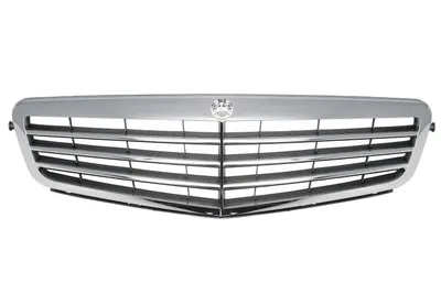 Grila fata potrivit MERCEDES Clasa C 2007-2012 - clasic/ELEGANCE, crom/gri