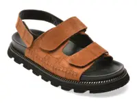 Sandale GRYXX maro, 428933, din piele intoarsa