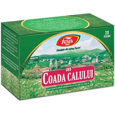 Coada calului, iarba, U85, ceai la plic, Fares | 20 plicuri