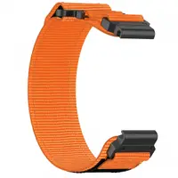 Curea Techsuit W057 pentru Garmin Watch Fenix Series, 26mm, Portocalie