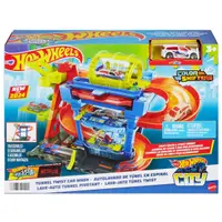Spalatorie auto cu circuit si tunel, Hot Wheels, HTN80