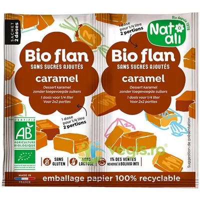 Budinca de Caramel Ecologica/Bio 2x5g