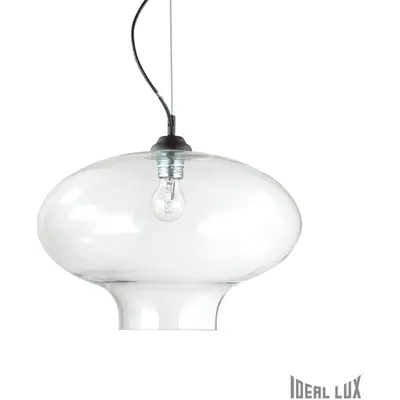 Pendul Bistrò Round, 1 bec, dulie E27, D:400mm, H:700/1250mm, Negru