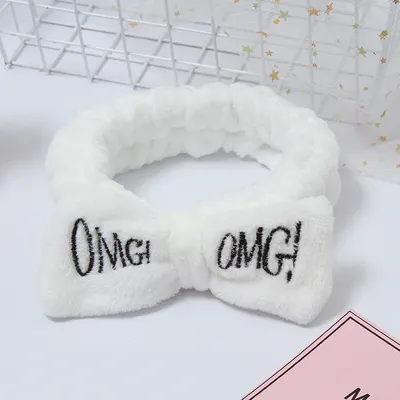 Bentita Cosmetica cu elastic, Alb