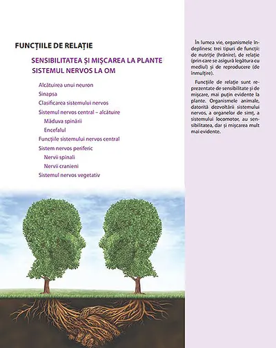 Atlas scolar de biologie. Functiile de relatie si de reproducere in lumea vie