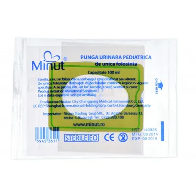 Punga urinara pediatrica, 100ML, Minut