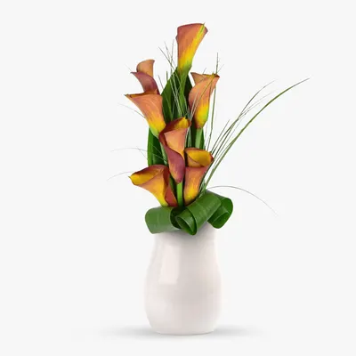 Buchet de 7 cale portocalii