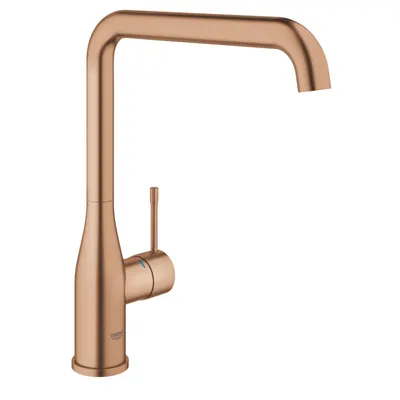 Baterie pentru spalator Grohe Essence 30269DL0, monocomanda, cartus ceramic, pipa pivotanta, marimea L, Cupru (Brushed Warm Sunset)