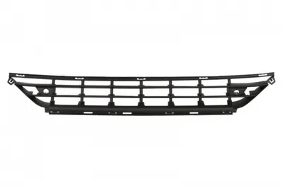 Grila bara fata (cu gauri senzori parcare, plastic, negru) VOLVO XC60 I 2008-2017
