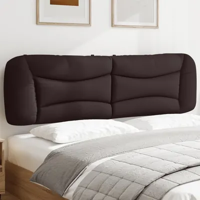 vidaXL Pernă pentru tăblie de pat Hvar maro închis, 180 cm, material textil