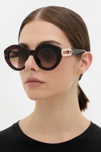 Furla ochelari de soare rotunzi pentru femei