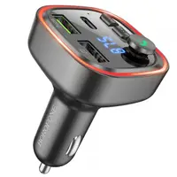 Modulator FM Bluetooth Borofone BC48, 2 x USB-A - 1 x USB-C - 1 x microSD