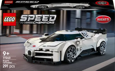 Constructor LEGO Speed Champions - Mașină hipersport Bugatti Centodieci (77240)