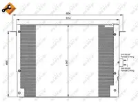 Radiator clima AC LAND ROVER RANGE ROVER II 2.5D-4.6 intre 1994-2002