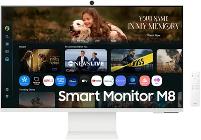 Monitor Smart Samsung - 32CM500, 32", 4K, VA, Anti-Glare, alb