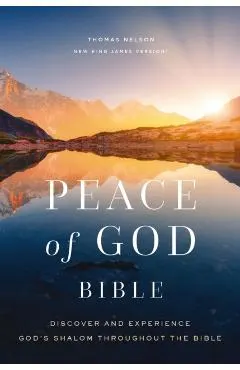 Peace of God Bible: Discover and Experience God's Shalom Throughout the Bible (Nkjv, Softcover, Red Letter, Comfort Print)