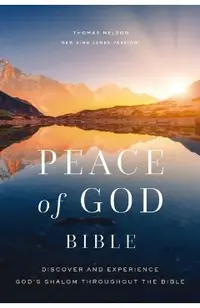 Peace of God Bible: Discover and Experience God's Shalom Throughout the Bible (Nkjv, Softcover, Red Letter, Comfort Print)