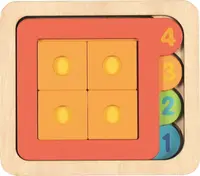 Goki Multilayer Puzzle din lemn - 15 piese