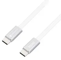 Cablu Forcell - F-Energy, USB-C/USB-C, 100W, 5A, 1.2 m, alb