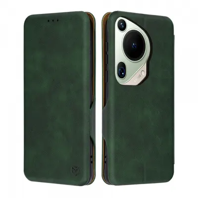 Husa pentru Huawei Pura 70 Ultra, Techsuit, Safe Wallet Plus, Verde