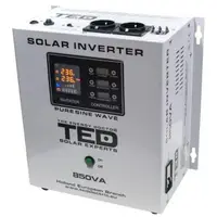Invertor solar Off Grid TED de la 12V la 230V 850VA/500W unda sinusoidala pura TED000286