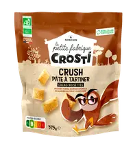 Pernute bio pentru copii cu crema de cacao si alune de padure, 375g, Crosti