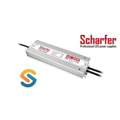 Sursa de alimentare pentru banda led- 400W 230AC/24VDC IP67 -garantie 7 ani