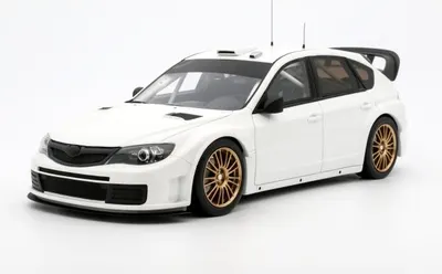 Model de colecție OTTOMobile Modern: mașini - SUBARU IMPREZA WITH CUSTOMIZED PARTS (WHITE) (2008)