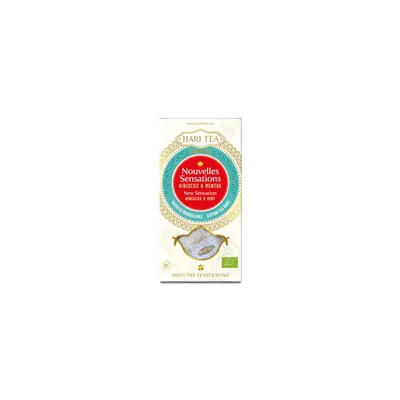 Ceai new sensation - hibiscus si menta bio 10dz x 2g 20g Hari Tea