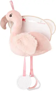 Jucărie pentru bebeluși Amek Toys - Flamingo, roz